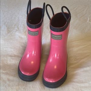 Hatley pink rainboots